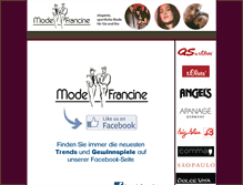 Tablet Screenshot of modefrancine.mplproject.com